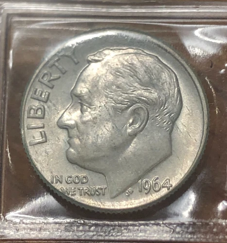 1964 D Roosevelt Silver Dime Uncirculated