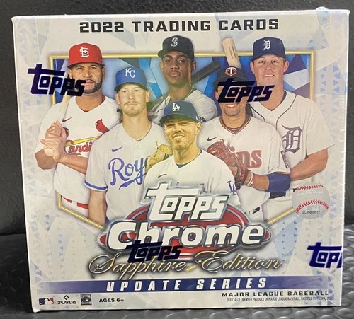 2022 Topps Chrome Update Series Sapphire Edition Hobby Box Factory Sealed NEW