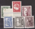 LV 1928 Latvia Latvija Lettland Mi. 138A-143A MH