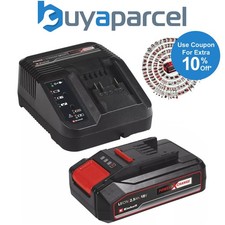 Einhell 18v Power X-Change PXC Starter Kit - 1x 2.5Ah Battery + 3ah Fast Charger