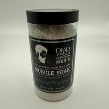 Dead Sea Collection Men's Muscle Soak Detoxifying Bath Salts  37oz