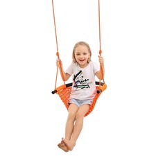 JKsmart Swing Seat for Kids Heavy Duty Rope Play Secure Children Swing Set,Pe...
