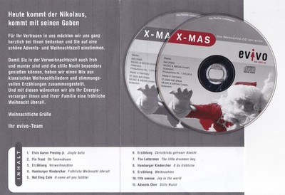 X-Mas CD Elvis Aaron Presley Jr. Jingle Bells NAT KING COLE The Lettermen evivo