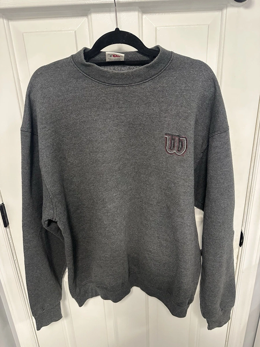 Wilson Hommes Tennis Sport Veste Sweat Gris Toutes Tailles Neuf avec Étiquette