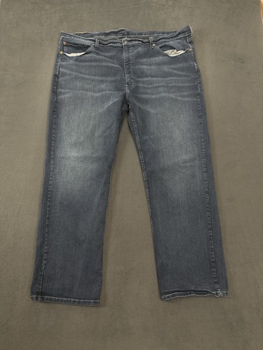 Levi’s 559 Jeans Mens 44x32 Blue Relaxed Straight Leg Button Fly Denim - 第 3/16 張圖片
