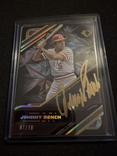 2025 Topps Diamond Icons Auto Black Polychromatink Johnny Bench 7/10