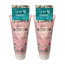 Moisturizing Hair Cream Organic Rose Oil Rosenor Jojoba Keratin 150g Set of 2