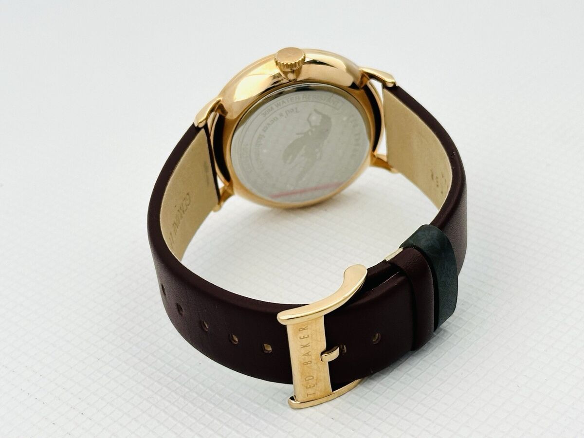 Ted Baker Men's TE10030765 Rose Gold Tone Stainless Steel Ted Baker Men's TE10030765 Rose Gold Tone Stainless Steel