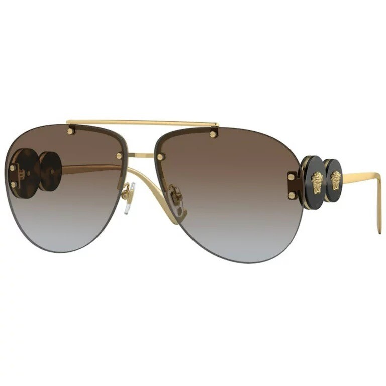 NEW VE2250 1488/89 VERSACE AVIATOR MOD 2250 SUNGLASSES NEW VE2250 1488/89 VERSACE AVIATOR MOD 2250 SUNGLASSES