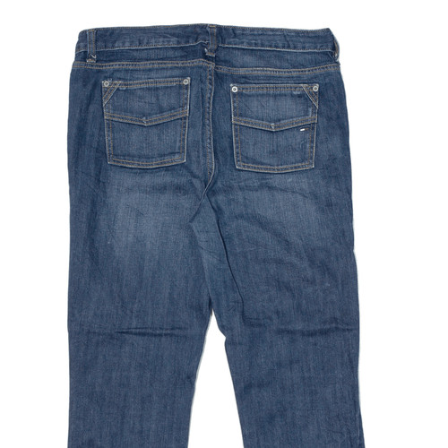 TOMMY HILFIGER RMD EVE Jeans Blue Denim Straight Stone Wash Womens W34 L26 - Picture 4 of 6
