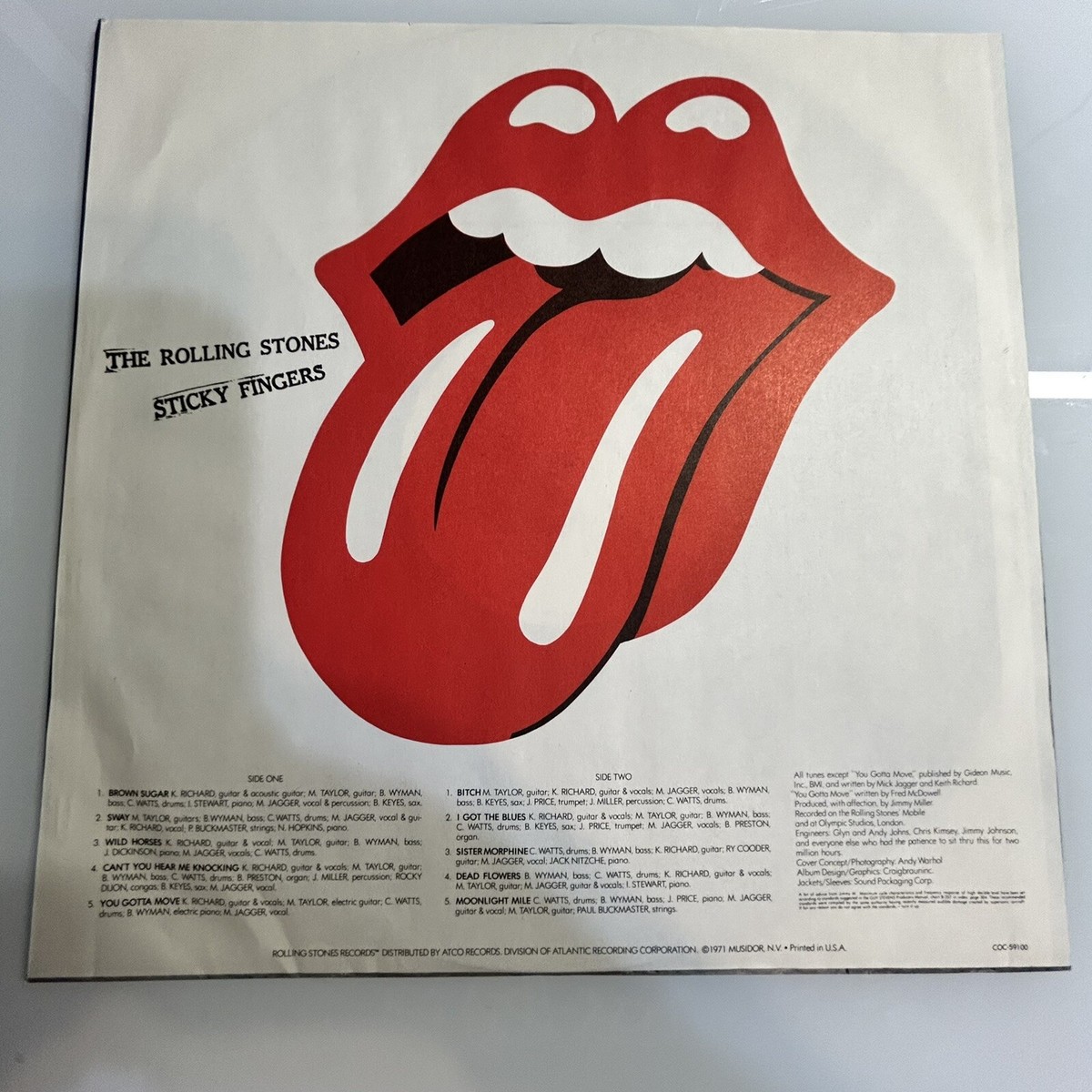 洋楽 Rolling Stones Sticky Fingers (RARE SET) Amazon.com: Sticky Fingers[LP]: CDs & Vinyl