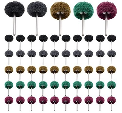 50/100/200pcs Abrasive Wheel 1'' Buffing Polishing Wheels Metal Polishing Comp...