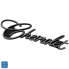 1971-1974 Chevrolet Impala Caprice Chevrolet Script Grille Emblem Gm 342389 Each