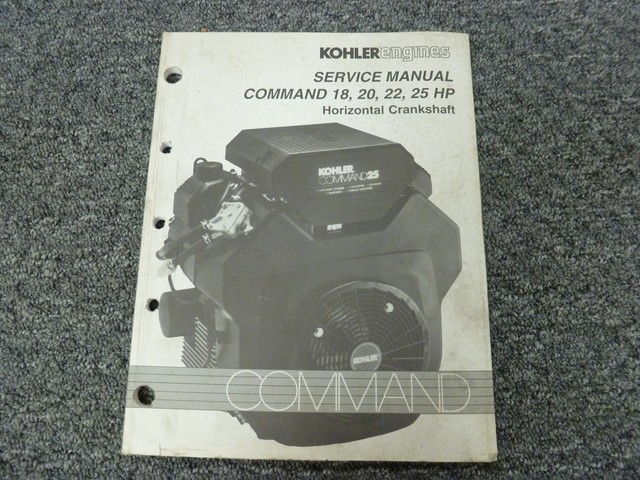 Kohler Command 18 20 22 25 HP Horizontal Crankshaft Engine Service Manual