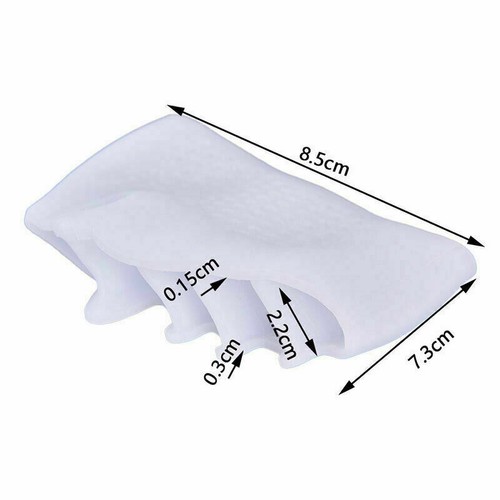 2PCS Silicone Bunion Toe Corrector Orthotics Straightener Separator Pain Foot - Picture 6 of 11