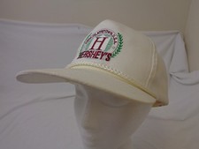 Vintage Hershey's Chocolatetown USA Rope Braid White Snapback Hat