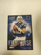 2014 Score Franchise Blue Andrew Luck Indianapolis Colts #F16 (PWE)