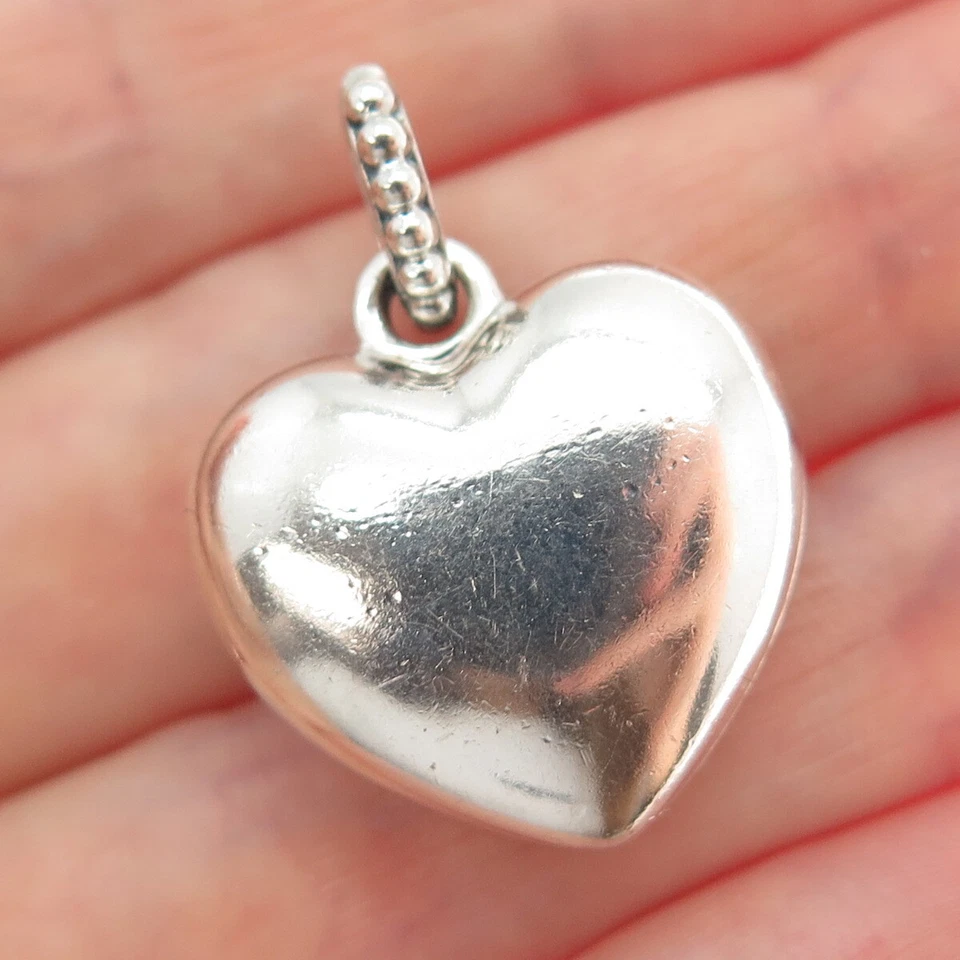 PANDORA Sterling Silver Real Round-Cut Amethyst Treasured Heart Locket Pendant - Image 2 of 4