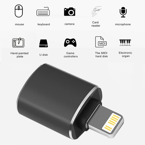 Adattatore OTG da light a USB-A 3.0 per iPad iPhone pendrive lettori schede - Zdjęcie 19 z 23