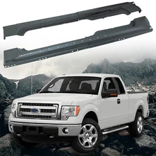  Rocker Panel For 2009-2014 Ford F150 Pickup Truck Super / Extended Cab OE Style