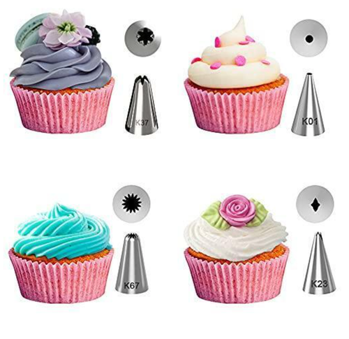 Kootek 42 Pieces Piping Bags and Tips Set Cake Decorating Supplies with 36 Tips - Picture 5 of 6