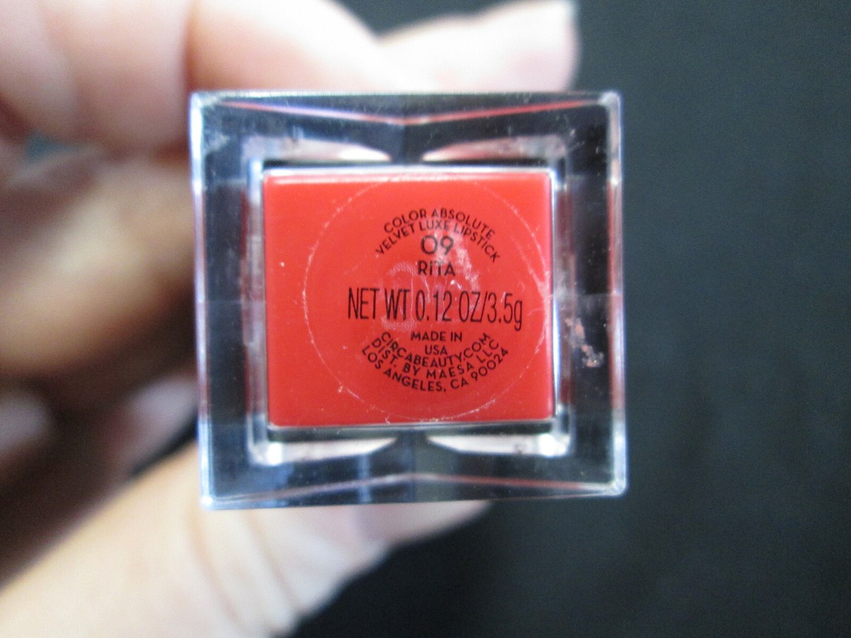 Circa Color Absolute Velvet Luxe Lipstick 09 Rita, New, Open | eBay
