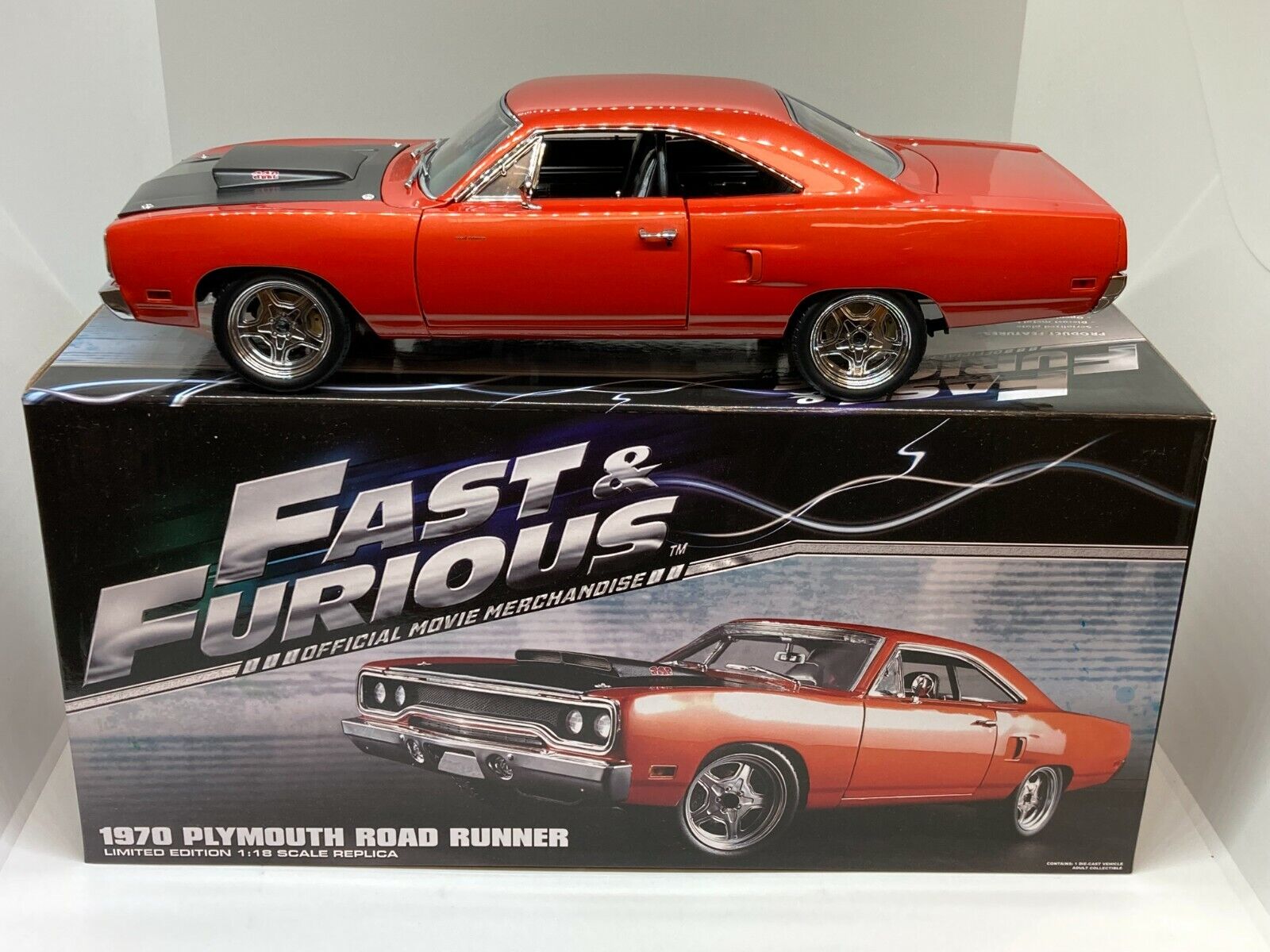 GMP Fast & Furious 1970 Plymouth Road Runner 1:18 Diecast Model 18807