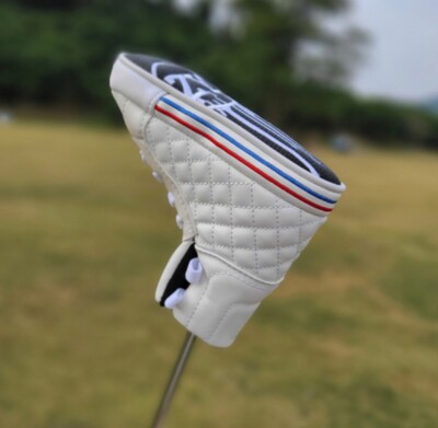 Putter Head Cover Blade Golfschläger Putter weiß PU Converse Scotty Free Marker