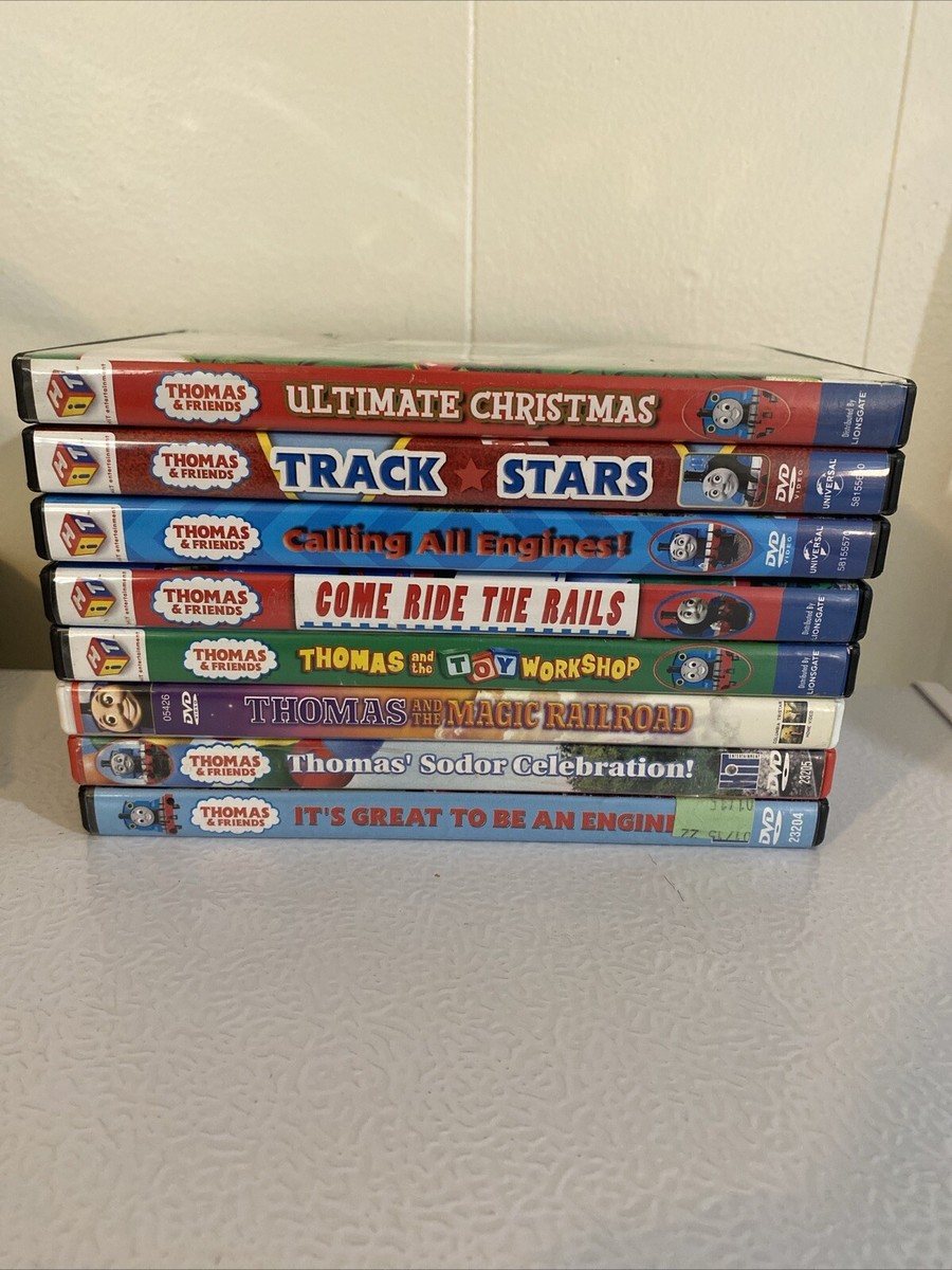 Thomas & Friends DVD Lot Of 8 HIT Entertainment Lionsgate Good