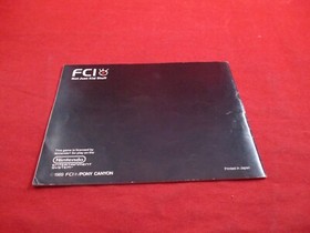 WCW World Championship Wrestling Nintendo NES Instruction Manual Booklet ONLY