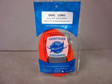 New Bluestar Oval Long Orange Fleece Eyecup Eye Cushion 6013 Eyecushions