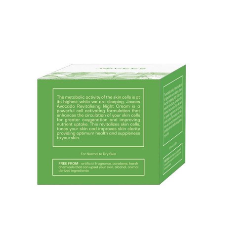 Jovees Avocado Revitalising Night Cream, 50gm All Skin Types - Picture 5 of 9