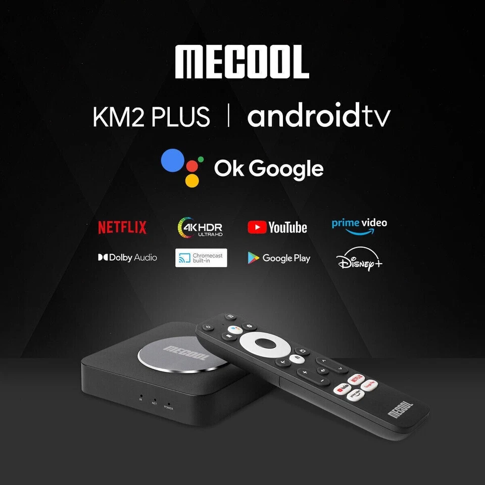✅AU New Mecool KM2 Plus Android 11 TV Box Wifi Netflix 4K Google Chromecast Stan - Image 2 of 4