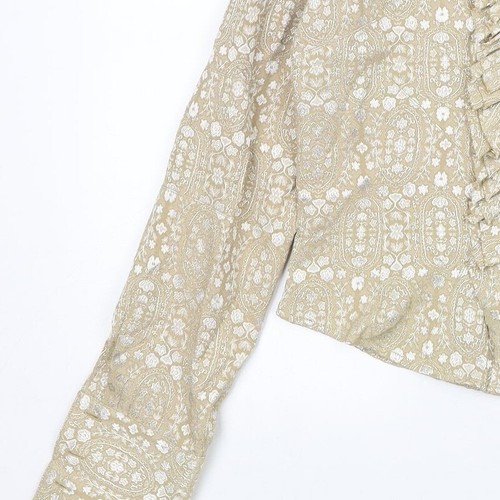Círculo Completo para Mujer Oro Cachemira Algodón Básico Botones Talla M Collar - Imagen 12 de 12