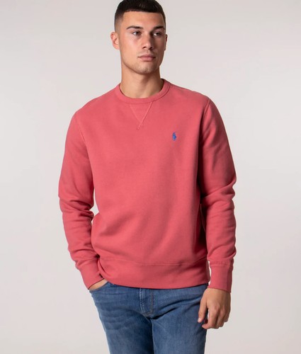 Polo Ralph Lauren Men's Long Sleeve The RL Fleece Sweatshirt, Adirondack Bery | eBay