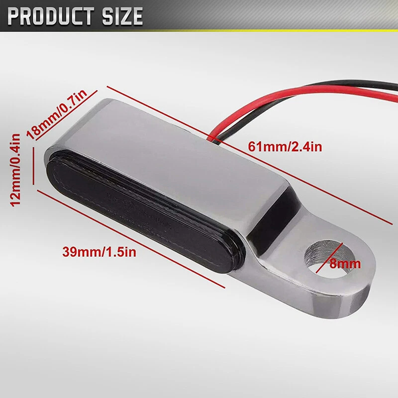 Juego de 2 luces de giro aptas para motocicleta Honda Shadow VLX 600 V-Star 650 Foto 4 de 4