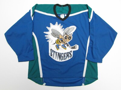 NEW ENGLAND STINGERS AUTHENTIC CCM ROLLER HOCKEY JERSEY SIZE 48 ***RARE*** 