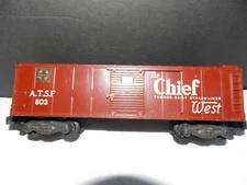American Flyer 803 A.T.S.F. The Chief Famous Daily Streamliner West Boxcar