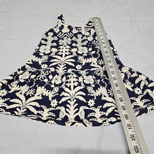 Mini Boden Sleeveless Flared Sun Dress Women Size 3-4Y Blue White - Picture 4 of 8