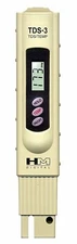 Meter Water Tester Meter with Leather Carry Case and Temperature Display