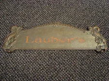 NCR Cash Register Class 300 NAMED Top Sign, Laubers