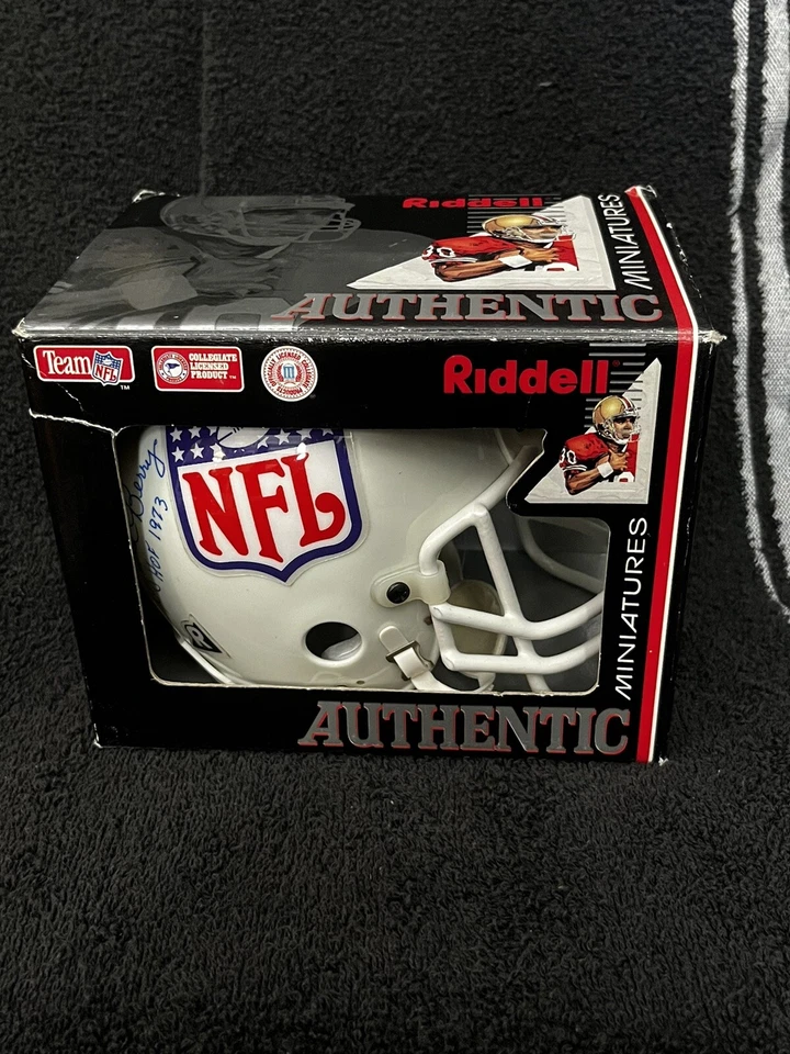 Lee Roy Selmon Bob St Clair Raymond Berry Sam Huff & More NFL 名人堂迷你头盔 — 第 3/4 张图片