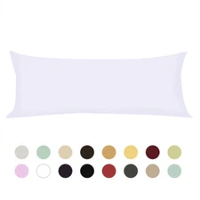 PiccoCasa 1 PC Body Pillow Case Soft Microfiber Long Cover Zipper 