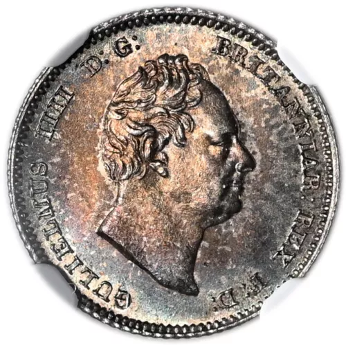 Great Britain Groat (4 Pence) 1836 NGC MS64 William IV used in British Guiana
