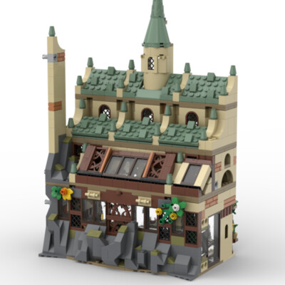 YOUFOY Modular Building:vHouse Extension for Castle Theme 625 Pieces MOC