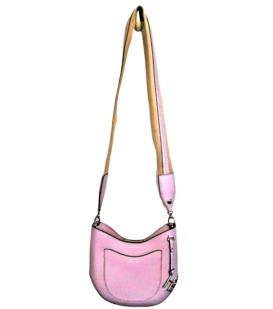 Lilac leather cheap bag