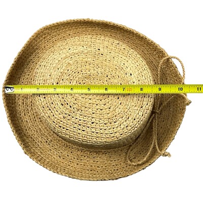 The Scala Collection Straw Hat Womens One Sz Beige Natural  display picture 3