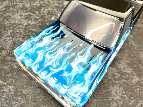 CUSTOM PAINTED RC TRUCK BODY ARRMA KRATON 6S TRAXXAS E-REVO T/E MAXX CHEVY CHEVY - Bild 5 von 10