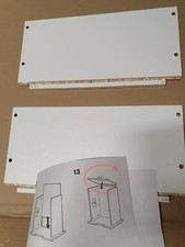 IKEA NORDLI 2x Rückwand von Schubladen 40x45 cm weiß NEU