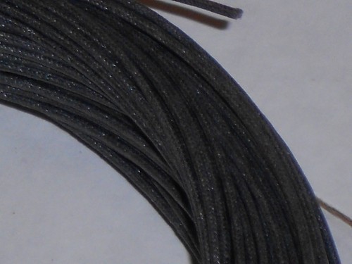 100 ft. coil of Western Electric 24 GAUGE BRAIDED CLOTH, SILK ,TINNED COPPER - Picture 4 of 7